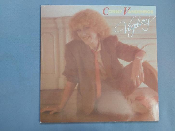 LP:  CONNY VANDENBOS  -  Vogelvrij, Cd's en Dvd's, Vinyl | Nederlandstalig, Gebruikt, Levenslied of Smartlap, 12 inch, Ophalen of Verzenden