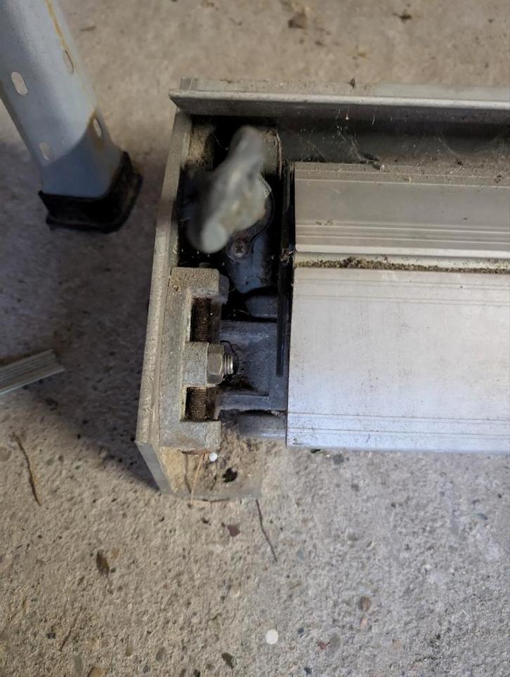 Luifel - 3,65 meter, Tuin en Terras, Zonneschermen, Gebruikt, Knikarmscherm, 150 tot 300 cm, 250 cm tot 450 cm, Ophalen