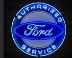 Ford service neon en andere garage showroom mancave neons, Neon, Lichtbak of (neon) lamp, Nieuw, Ophalen of Verzenden