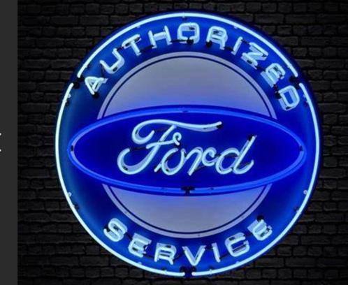 Ford service neon en andere garage showroom mancave neons, Verzamelen, Merken en Reclamevoorwerpen, Nieuw, Lichtbak of (neon) lamp