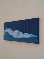 Liggend naakt schilderij, Antiek en Kunst, Ophalen of Verzenden