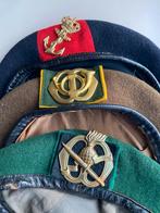 Baretten commando, mariniers, garde jagers., Verzamelen, Ophalen of Verzenden, Marine, Nederland, Embleem of Badge