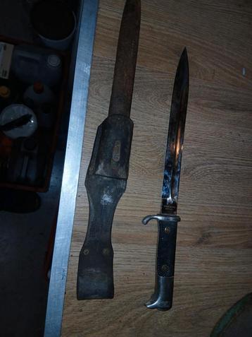 WWII Duitse K98 Bajonet met Schede beschikbaar voor biedingen