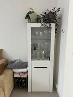 Nieuwe vitrinekast met verlichtig hoogglans wit, Huis en Inrichting, Ophalen, Nieuw, 50 tot 100 cm, 150 tot 200 cm