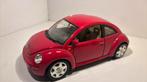 Volkswagen new beetle red Bburago 1.18, Hobby en Vrije tijd, Modelauto's | 1:18, Ophalen of Verzenden, Bburago, A, A