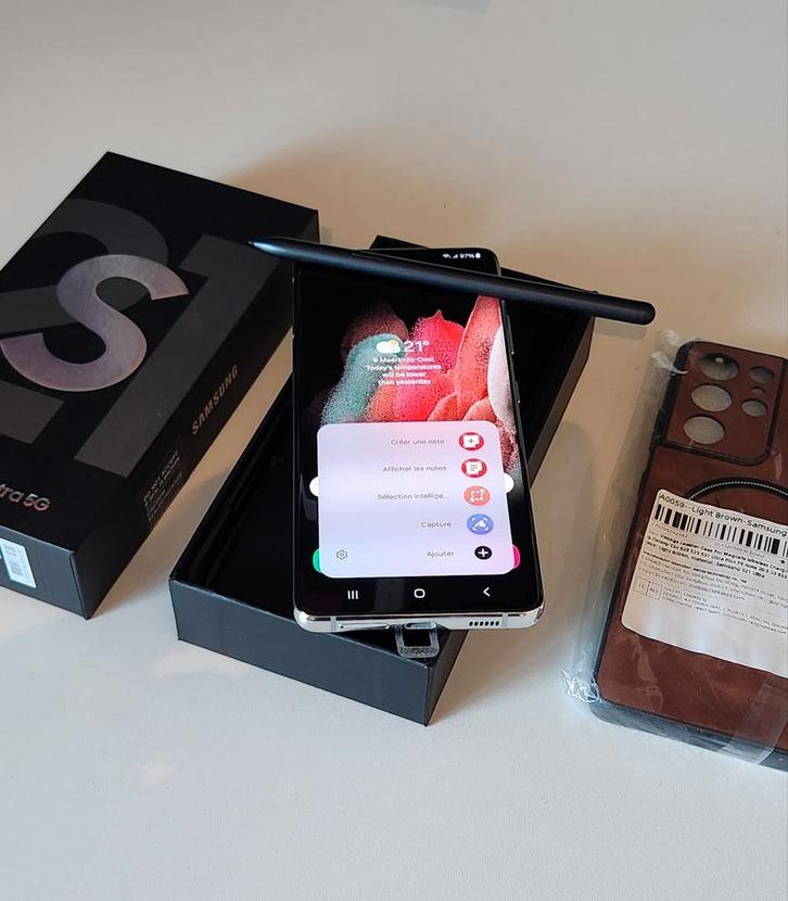 Nieuwe Samsung S21 Ultra 5G met 12GB RAM en 128GB ROM, Telecommunicatie, Mobiele telefoons | Samsung, Nieuw, Galaxy S21, 128 GB