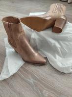 Nieuwe camel goud parelmoer slangenprint suède laarsjes, Ophalen of Verzenden, Nieuw, Overige kleuren