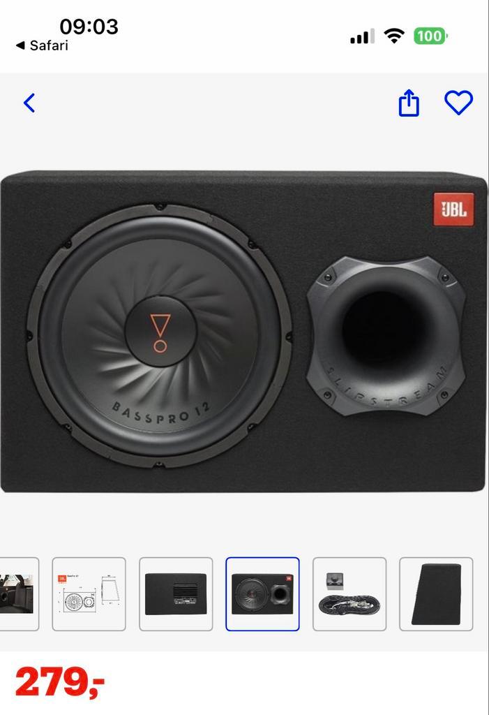 Leuke subwoofer voor in auto!Jbl Basspro12 actieve subwoofer, Auto diversen, Autospeakers, Zo goed als nieuw, Ophalen
