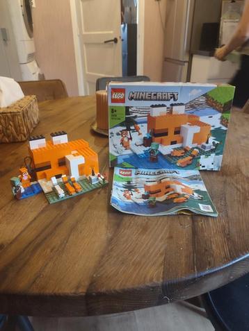 Lego minecraft vossen huis beschikbaar voor biedingen