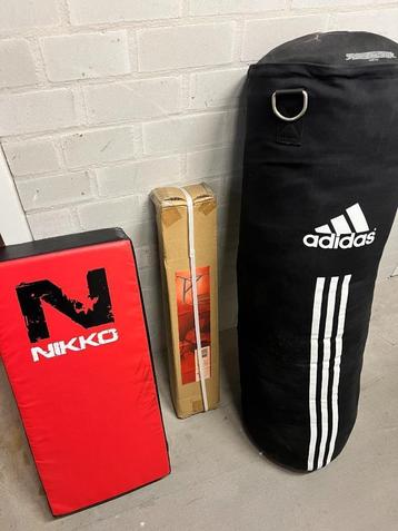 Nikko stootkussen + Adidas Bokszak beschikbaar voor biedingen