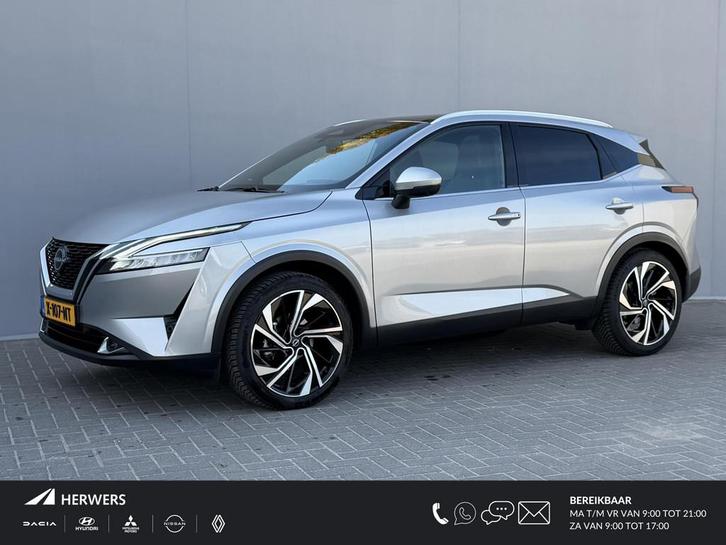 Nissan Qashqai 1.3 MHEV Xtronic Tekna Plus / Trekhaak ( 1.80, Auto's, Nissan, Bedrijf, Te koop, Qashqai, 360° camera, ABS, Achteruitrijcamera