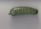 Heinz Augurk broche logo, Verzamelen, Speldjes, Pins en Buttons, Gebruikt, Niet vindbaar, Niet vindbaar, Speldje of Pin