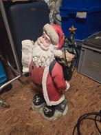 Kerstman beeld - Tuin decoratie, Tuin en Terras, Tuinbeelden, Ophalen of Verzenden, Gebruikt, Beton, Overige typen