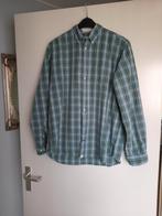 Geruit heren overhemd mt XL, Ophalen of Verzenden, Zo goed als nieuw, Groen, Halswijdte 43/44 (XL)