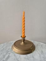 Antieke vintage messing koperen kandelaar blaker kaarshouder, Antiek en Kunst, Antiek | Kandelaars, Ophalen of Verzenden, Koper of Brons