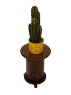 Vintage eiken plantentafeltje laag krukje jaren 70 design, Vintage, Gebruikt, Vintage, Vintage