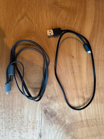 2x kabel USB A naar USB Micro. beschikbaar voor biedingen