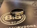 Buddha to Buddha armband type 544BL D Ben Leather € 199,00, Nieuw, Ophalen of Verzenden, Zilver, Zwart