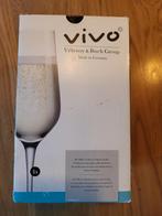 4 Vivo Champagne Glazen - Villeroy & Boch, Ophalen of Verzenden, Zo goed als nieuw, Overige typen