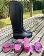 Gevoerde rijlaarzen maat 40 small & borstels, Dieren en Toebehoren, Ophalen of Verzenden, Gebruikt, Recreatie, Schoeisel