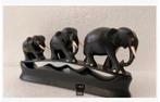 Drie olifanten op een rij, 18,5 cm, Ophalen of Verzenden
