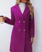 Prachtige paarse damesmantel - Maat 38, Kleding | Dames, Ophalen of Verzenden, Zo goed als nieuw, Maat 38/40 (M), Paars