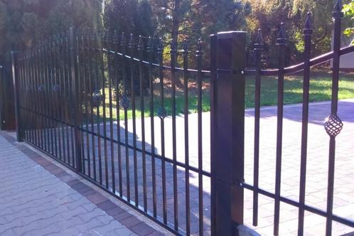 Sierpoort 'Bolton' 5m compleet met palen etc. OP VOORRAAD, Tuin en Terras, Tuinhekken en Hekwerk, Nieuw, Sierhekwerk, IJzer, Met poort