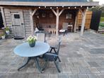 Overkapping met schuurtje  6x3 meter, Tuin en Terras, Overkappingen, Ophalen, Gebruikt