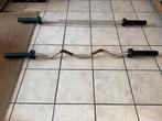 Technogym barbell en EZ bar 1,5 meter , 50mm, Ophalen, Zo goed als nieuw, Halterstangen