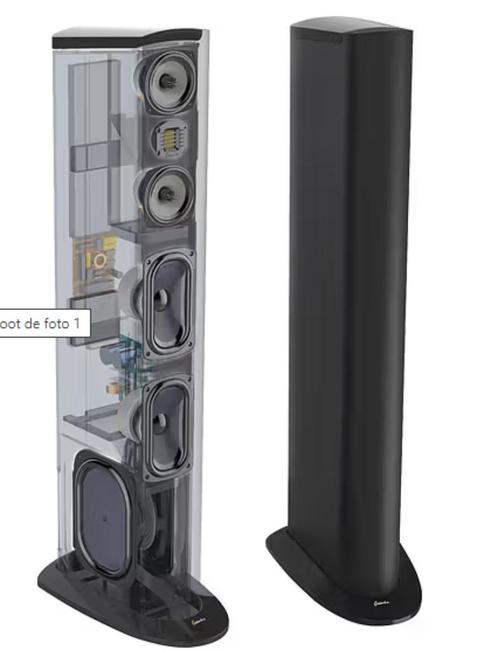 GoldenEar Triton Two+, Audio, Tv en Foto, Luidsprekers, Zo goed als nieuw, Front, Rear of Stereo speakers, 120 watt of meer, Overige merken