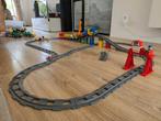 Electrische duplo trein, veel rails en wagons, Kinderen en Baby's, Speelgoed | Duplo en Lego, Duplo, Gebruikt, Ophalen of Verzenden