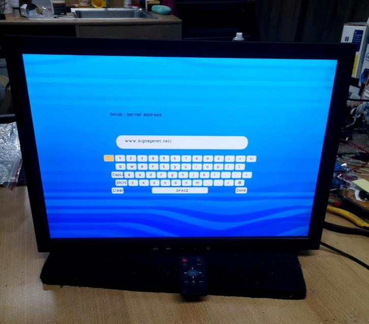 photoframe of signage monitor 19", Computers en Software, Monitoren, Gebruikt, 60 Hz of minder, LED, Overige resoluties, Onbekend