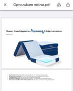 Opvouwbare matras komfortkissen, Ophalen, Gebruikt, 90 cm, Eenpersoons