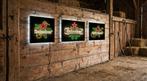 Heineken Retro Neon Borden - Set van 3!, Verzamelen, Biermerken, Ophalen of Verzenden, Nieuw, Reclamebord, Plaat of Schild, Heineken