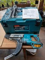 Makita DFR550ZJ Schroefautomaat + Mbox, Doe-het-zelf en Verbouw, Gereedschap | Boormachines, Ophalen of Verzenden, Gebruikt, Boor- en Schroefmachine