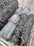 Oude Holle Blauw Gesmoorde Dakpannen - 647 stuks, Hobby en Vrije tijd, Ophalen, Gebruikt