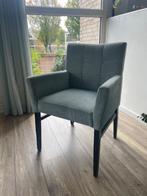 Landelijke (eet)kamerstoel, Huis en Inrichting, Ophalen, Hout, Gebruikt, Blauw