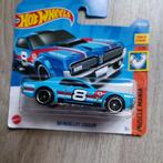 Hot Wheels '68 Mercury Cougar Muscle Mania blauw, Ophalen of Verzenden, Nieuw, Auto