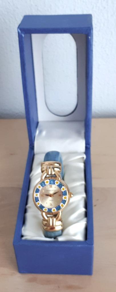 Antica Murrina Veneziana horloge in doos, Sieraden, Tassen en Uiterlijk, Armbanden, Zo goed als nieuw, Overige materialen, Overige kleuren
