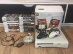 Xbox 360 met doos en spellen, Spelcomputers en Games, Spelcomputers | Xbox 360, Met 2 controllers, 360 Arcade of Core, Ophalen of Verzenden