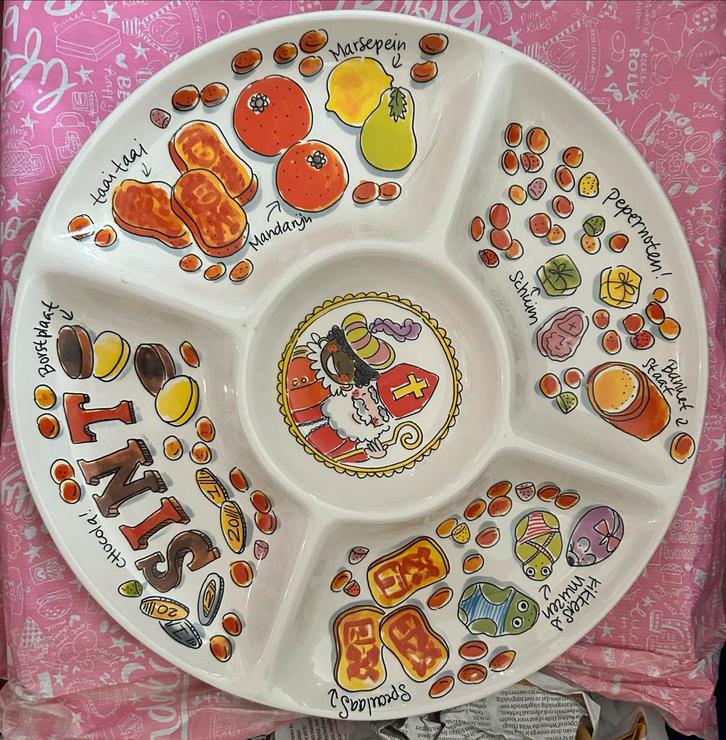 Sinterklaas Schaal Snoepgoed, Huis en Inrichting, Keuken | Servies, Nieuw, Schaal of Schalen, Blond Amsterdam, Aardewerk, Ophalen of Verzenden