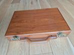 Houten Attaché Koffer - Claymore, Sieraden, Tassen en Uiterlijk, Koffers, Ophalen of Verzenden, Gebruikt