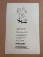'Zes Rijmprenten' (o.m. Jan Elburg, Marten Toonder), 1975, Antiek en Kunst, Ophalen of Verzenden