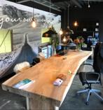 Boomstam tafel, Suar Hardhout, 3500x1000x100, Ophalen, 200 cm of meer, 50 tot 100 cm, Zo goed als nieuw