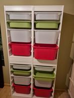 4 Witte opbergkast met 16 bakken, Huis en Inrichting, Kasten | Kledingkasten, Minder dan 50 cm, Ophalen of Verzenden, Zo goed als nieuw