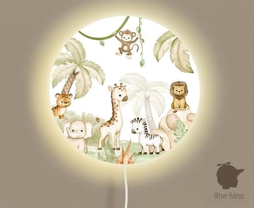 de Wandlamp Savanne Joy 35 cm (Ø) Oliver Robins, Kinderen en Baby's, Kinderkamer | Inrichting en Decoratie, Nieuw, Lamp, Ophalen of Verzenden