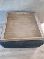 Hocker zonder dienblad !!, Huis en Inrichting, Woonaccessoires | Dienbladen, Ophalen, Gebruikt, Vierkant, Hout