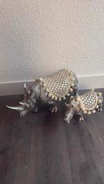 Woondecoratie decoratie Neushoorns godly look, Verzamelen, Beelden en Beeldjes, Ophalen, Zo goed als nieuw