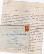 Brief Maastricht naar Stokkem Klinkenberg Zegel 10c 1951, Ophalen of Verzenden, Zo goed als nieuw