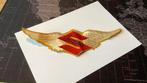 Suzuki vintage naai badge van stof, Verzamelen, Merken en Reclamevoorwerpen, Ophalen of Verzenden, Zo goed als nieuw